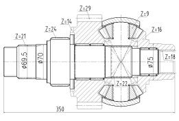 De Differentiële Assemblage van de douane Achteras, Volledige de Asassemblage van VOLVO in Auto