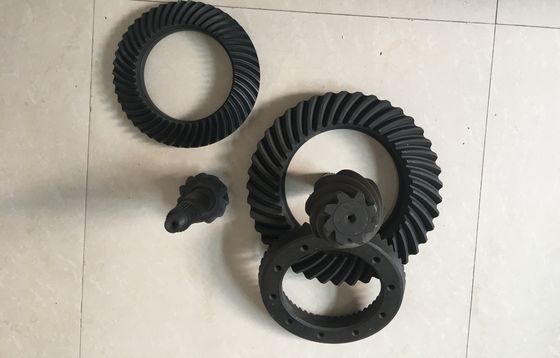 De Schuine randpignon van het hoge Precisie Spiraalvormig Konische Tandwiel en Kroonrad voor Versnellingsbak